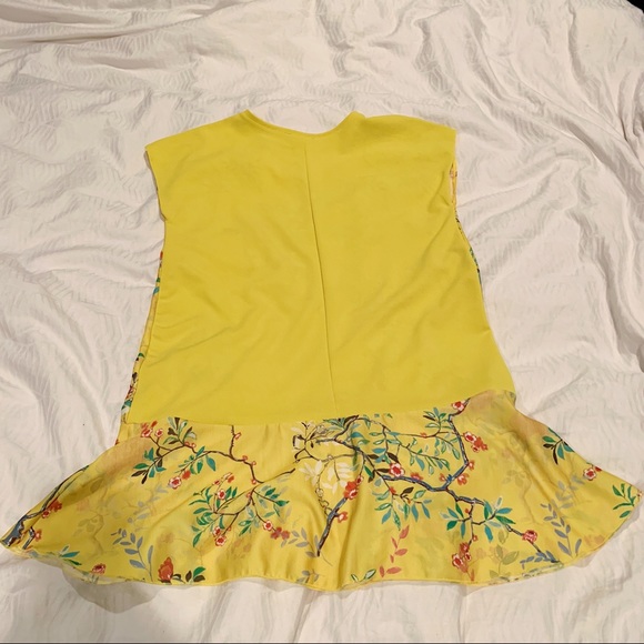 Yellow Floral Print Zara Dress - Picture 3 of 6